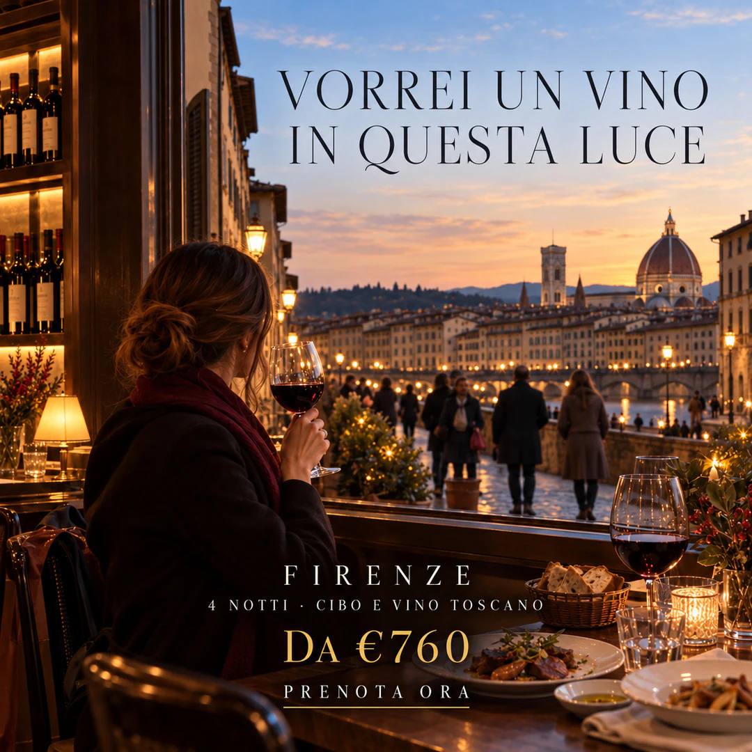 Food & wine in Florence: an ad made by TourixAI