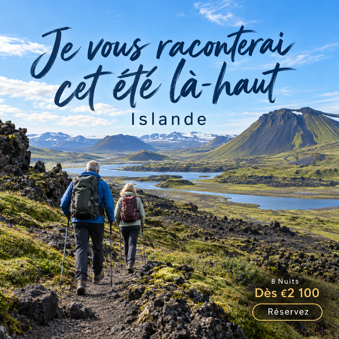 Hiking in Iceland: an ad made by TourixAI