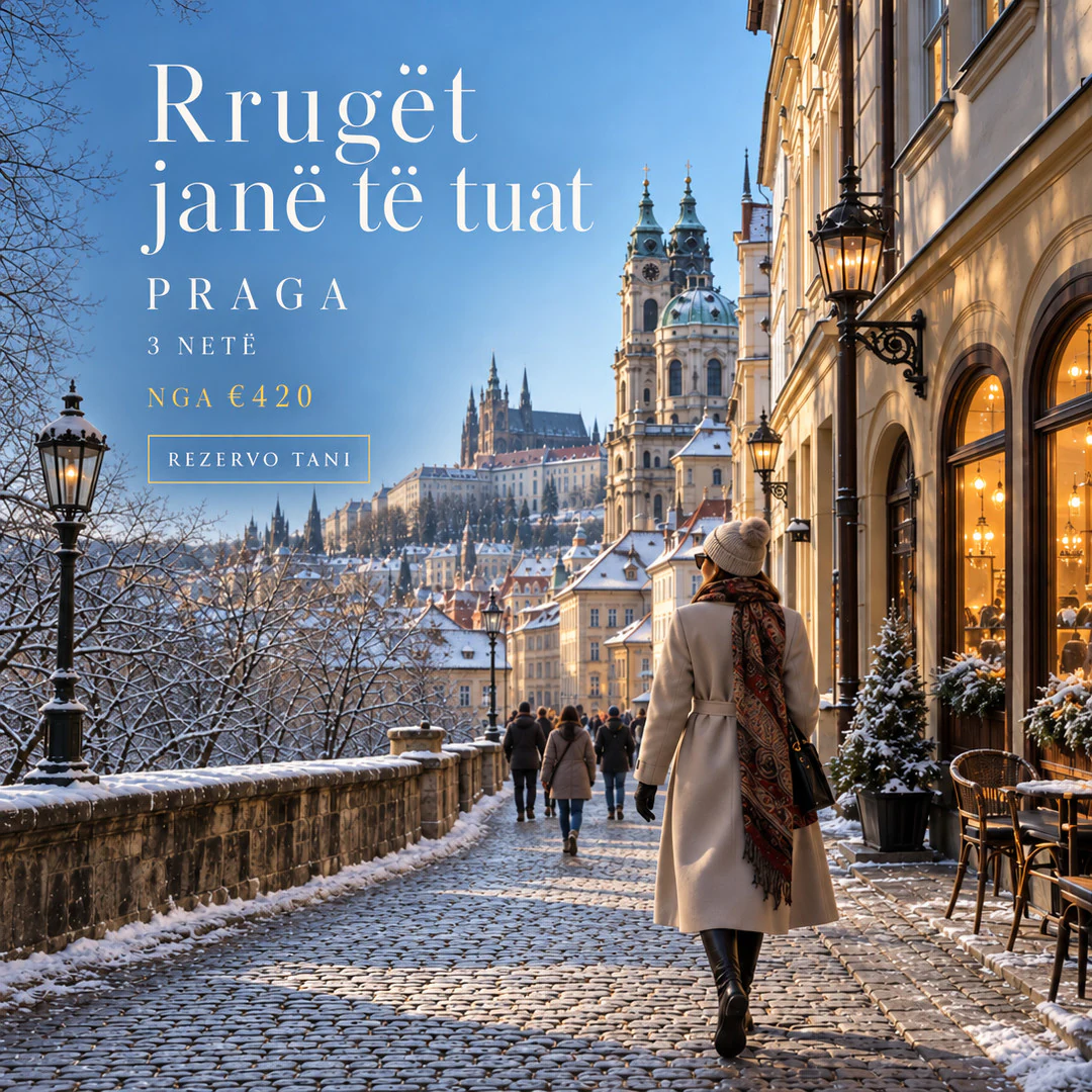 City break in Prague: an ad made by TourixAI