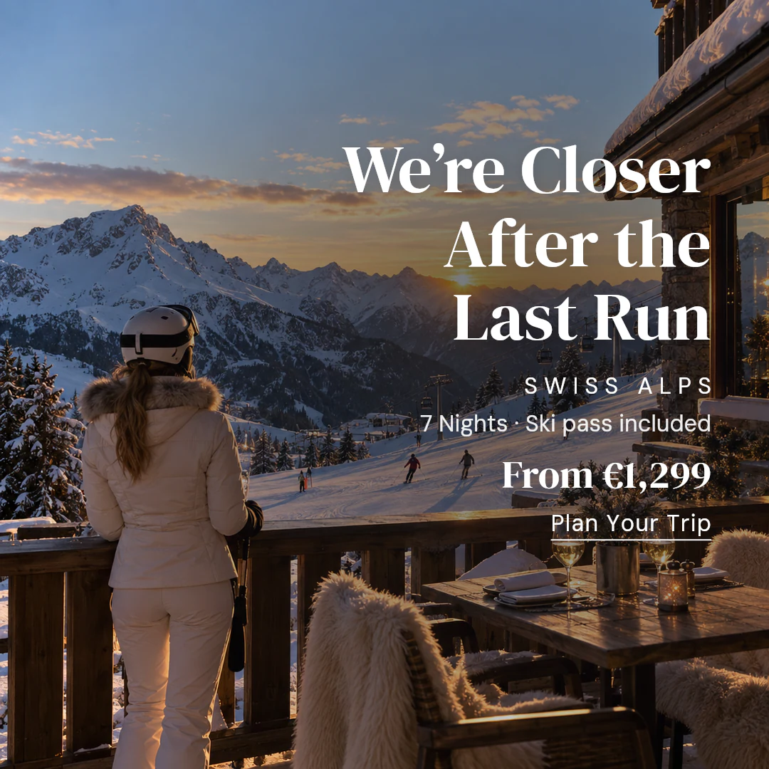 Ski week in Swiss Alps: an ad made by TourixAI